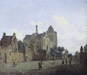 Jan van der Heyden The church at Veere china oil painting artist